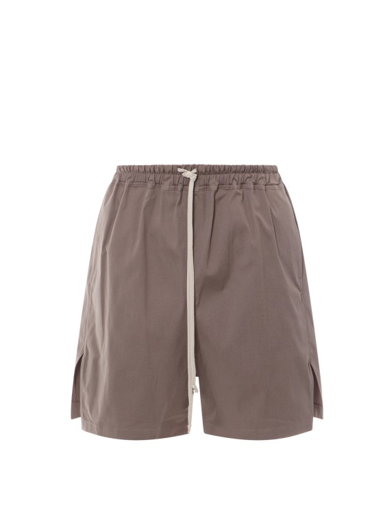 Shop Rick Owens Organic Cotton Bermuda Shorts In Grey