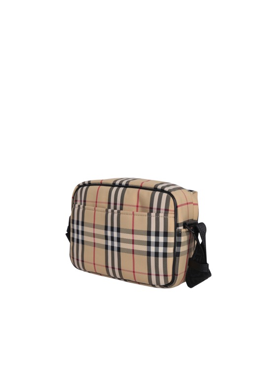 Burberry Men's Paddy Check Motif Crossbody Bag Messenger