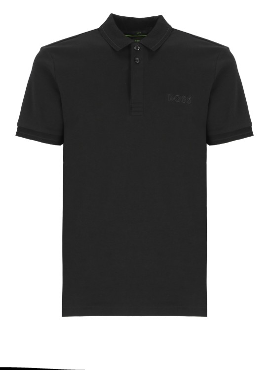 Shop Hugo Boss Paule 1 Polo Shirt In Black