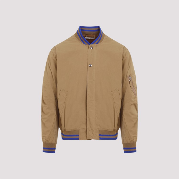 Universal Works Sand Ns Bomber Recycled Polyamide Jacket In Neutrals
