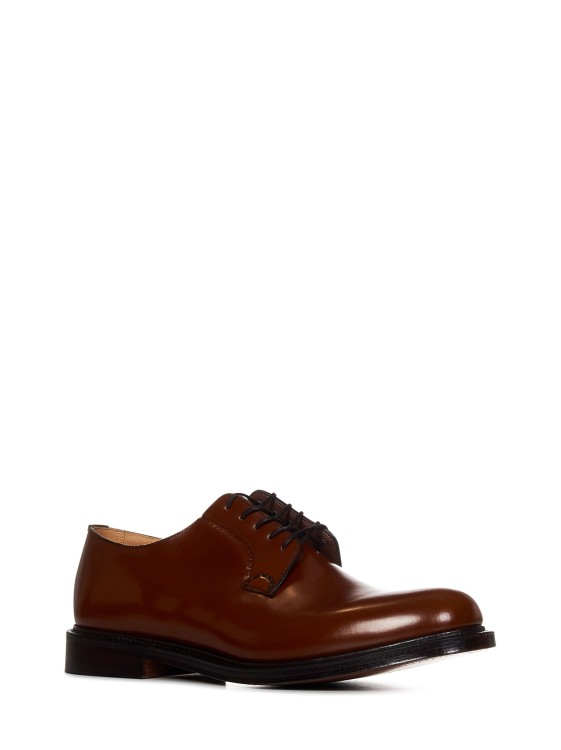 Shop Church's Sandalwood Polished Lace-up In Brown