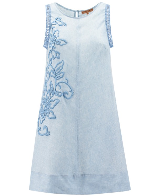 Ermanno Scervino Dress In Blue