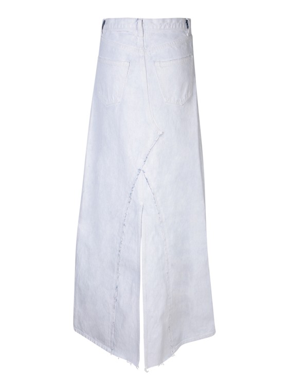 Shop Maison Margiela Cotton Skirt In White