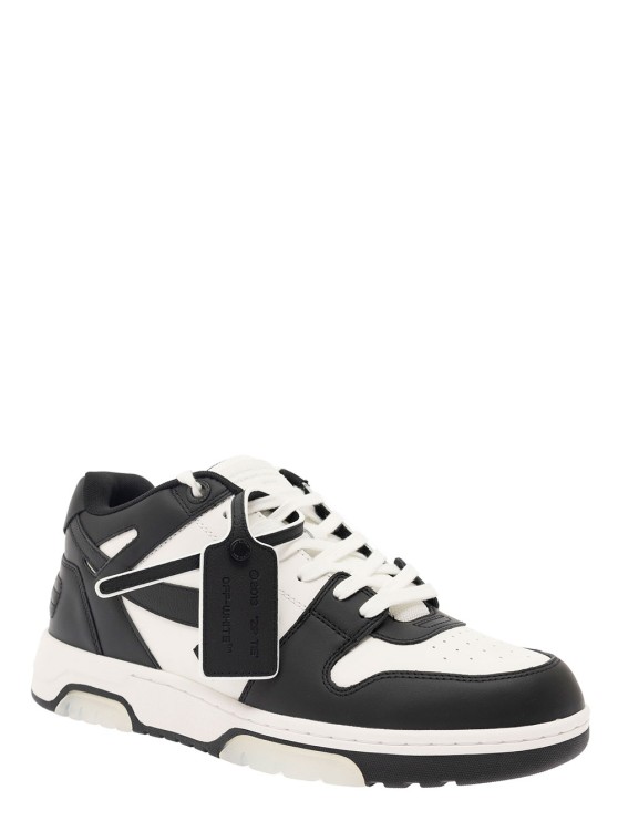 Shop Off-white Out Of Office' Black And White Low Top Sneakers