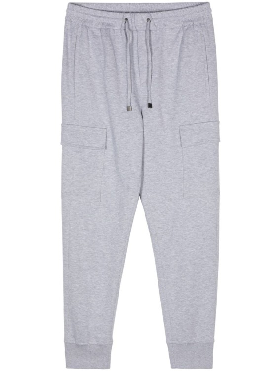Peserico Mélange Track Pants In Grey