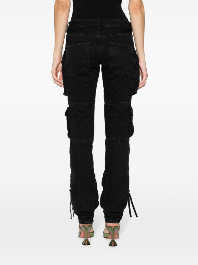 Shop Attico The  Black Denim Jeans