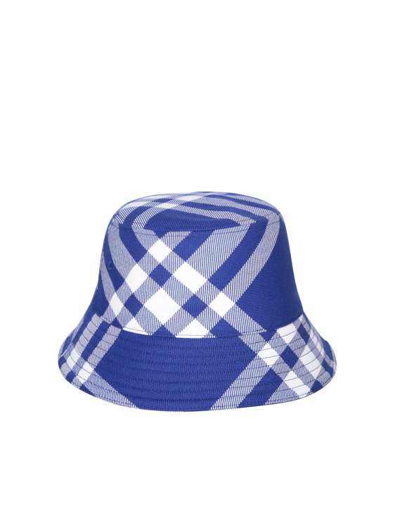Shop Burberry Wool-blend Hat In Blue
