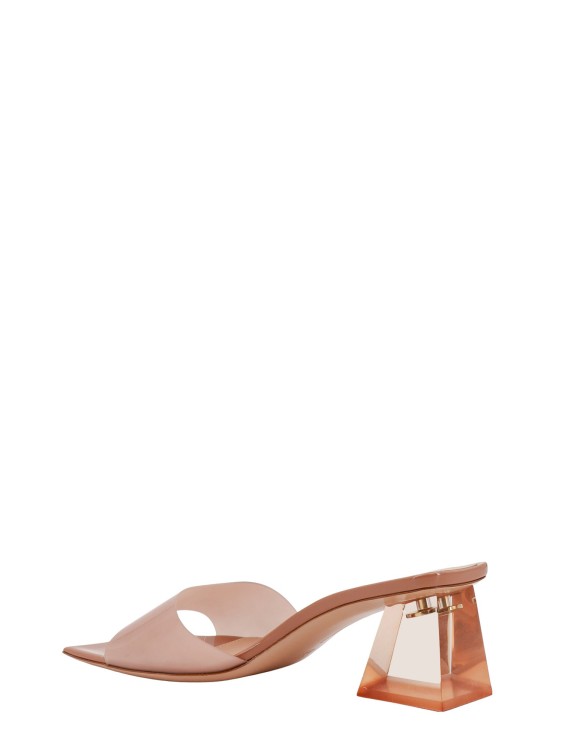 Shop Gianvito Rossi Leather Mule In Pink