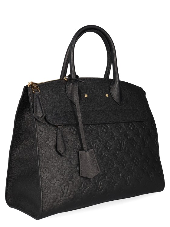 Black Leather Tote Bag by Louis Vuitton in Black color for Luxury Clothing
