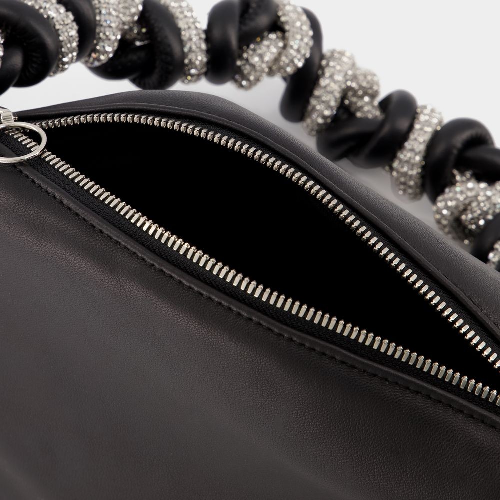 Kara Sac Hobo Phone Cord - - Cuir - Noir In Black