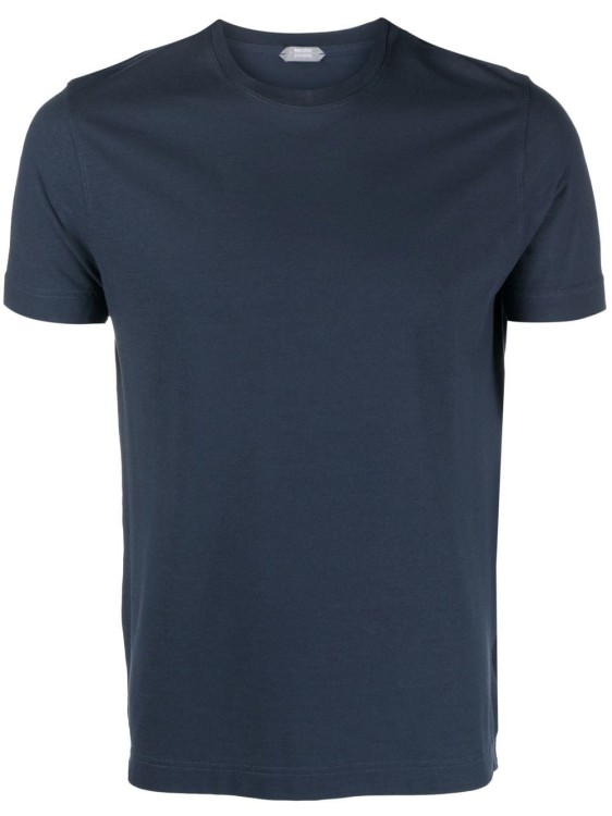 Shop Zanone Trendy Blue T-shirt