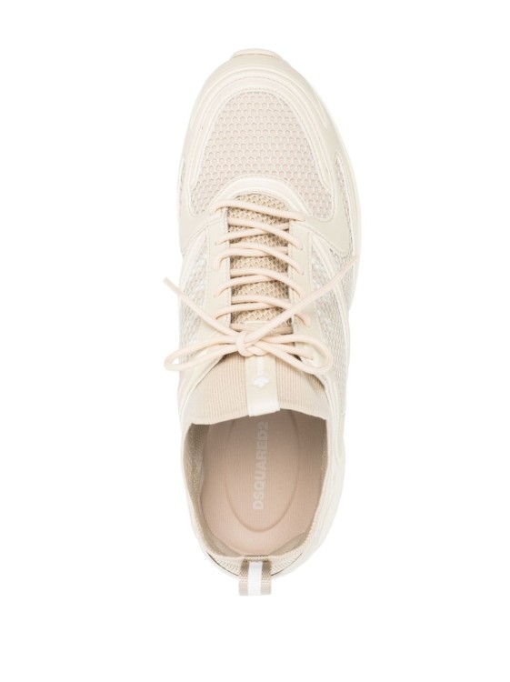 Dsquared2 panelled low-top sneakers - White