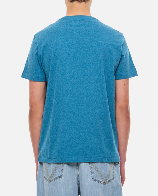 Shop Polo Ralph Lauren Cotton T-shirt In Blue