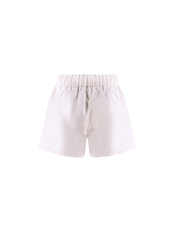 Shop Sa Su Phi White Silk Shorts