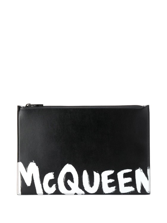 Shop Alexander Mcqueen Clutch Bag In Black