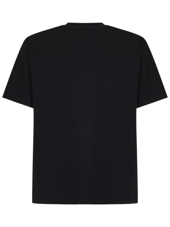 Shop Balmain Black Vintage Cotton Jersey Crewneck T-shirt