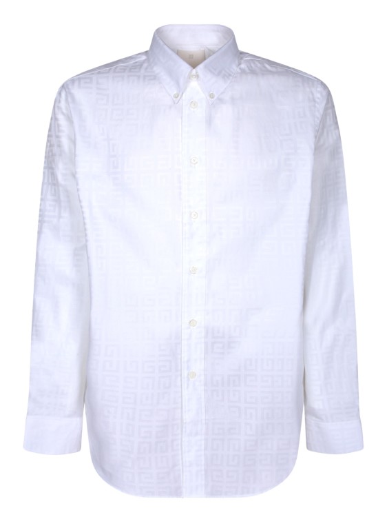 Shop Givenchy White Cotton Shirts In Purple