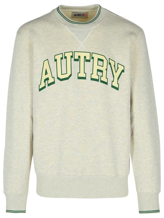 Shop Autry Grey Cotton Blend Sweatshirt