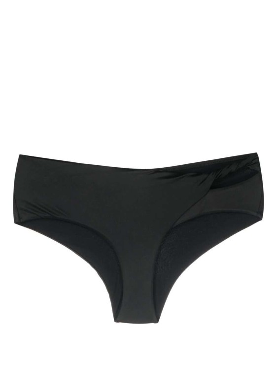 Shop Versace Curved Bottom In Black