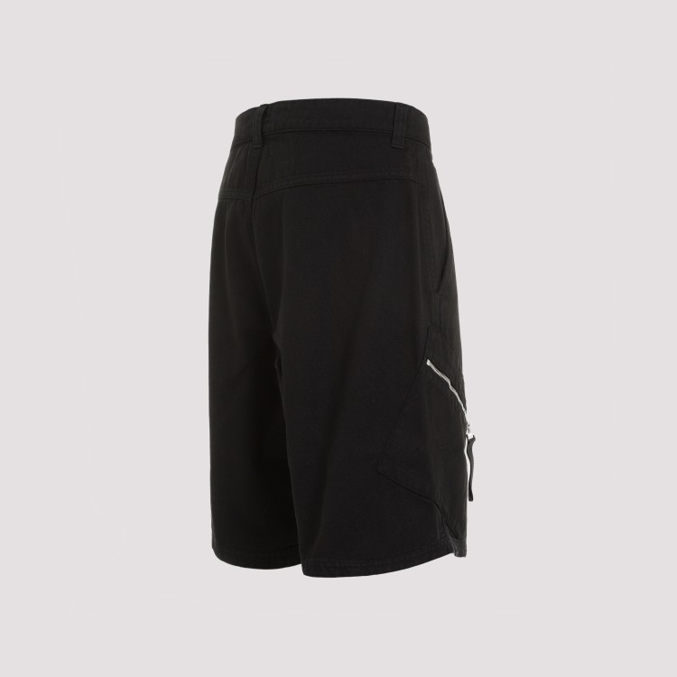 Shop Jacquemus Black Cotton Le Shorts Marrone