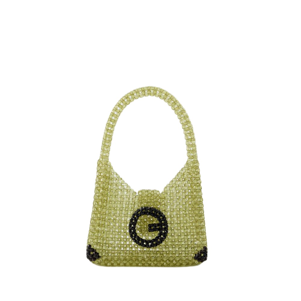 Germanier Beaded Hobo Bag In Green
