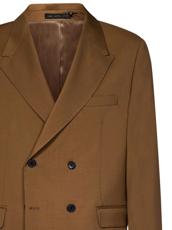 Shop Low Brand Safari-colored Wool Suit In Brown