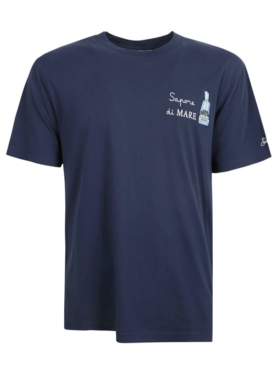 Mc2 Saint Barth Crewneck T-shirt In Blue