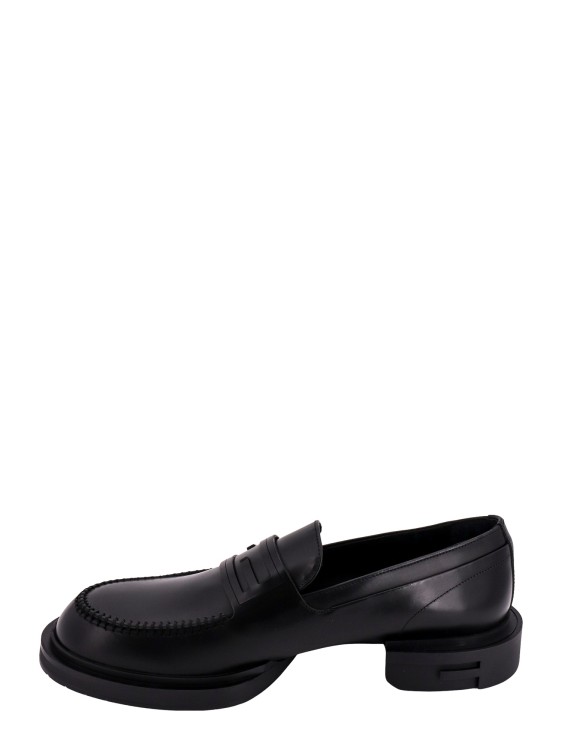 Shop Fendi Black Leather Loafer