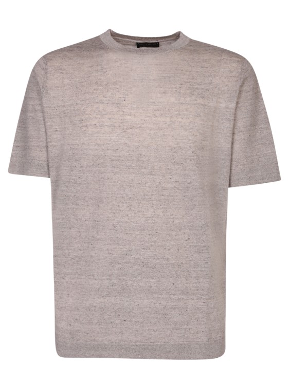 Shop Dell'oglio Short Sleeve T-shirt In Grey