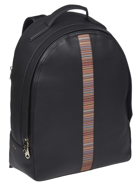 Shop Paul Smith Black Leather Backpack