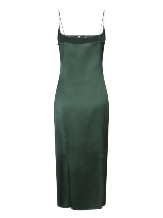 Shop Jacquemus Viscose Green Dress