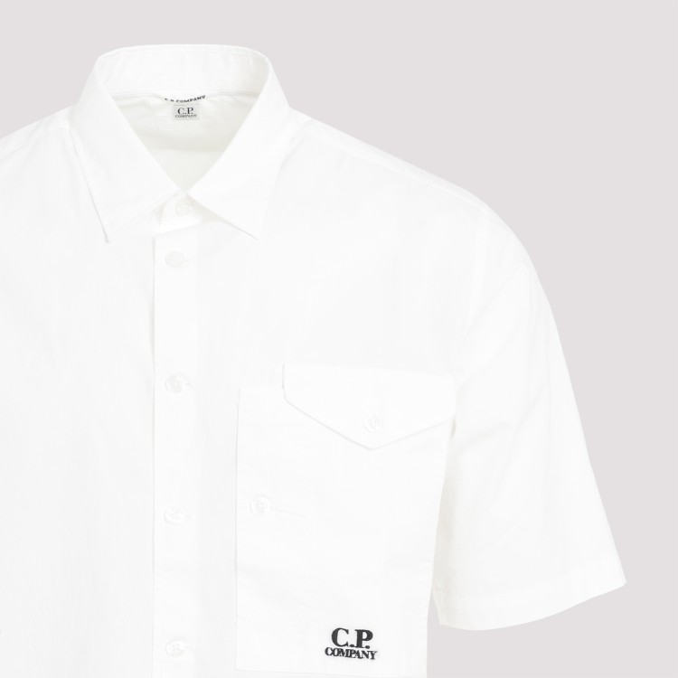 Shop C.p. Company White Cotton Ss Shirt