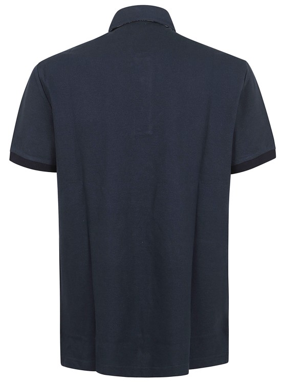 Shop Etro Roma Polo Shirt In Cotton Piquet In Black