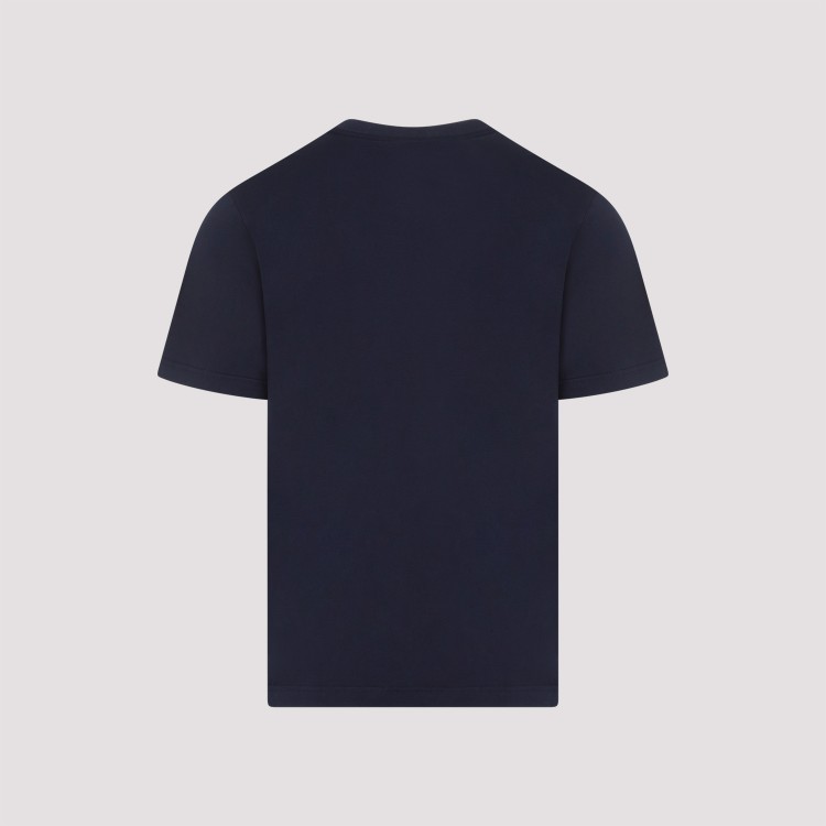 Shop Brioni Blue Navy Cotton T-shirt