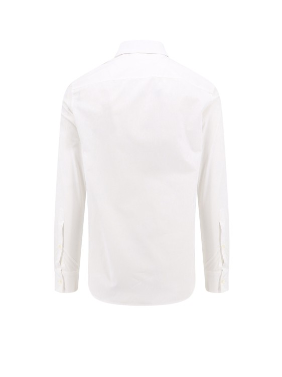 Shop Valentino Cotton Shirt With Rockstud Untitled Studs In White