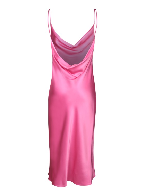 Shop Stella Mccartney Satin Dress In Pink