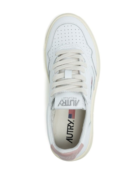 Shop Autry Medalist Low-top Sneakers In White