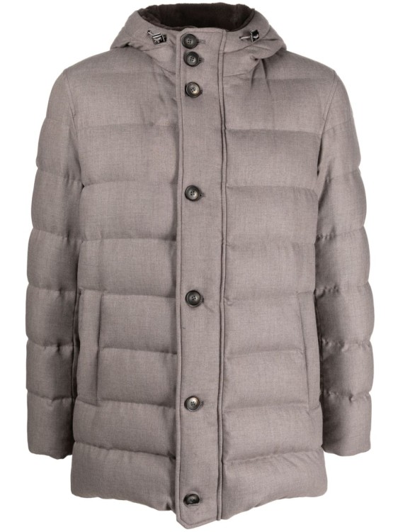 Herno Grey Padded Jacket