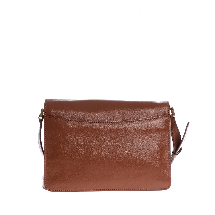 Shop Marni Trunk Soft Bag Medium Leather Brown