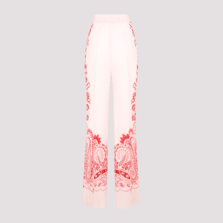 Shop Etro Pink Silk Lucy Pant