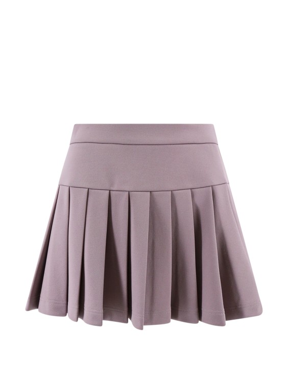 Shop Palm Angels Pleated Mini Skirt In Purple