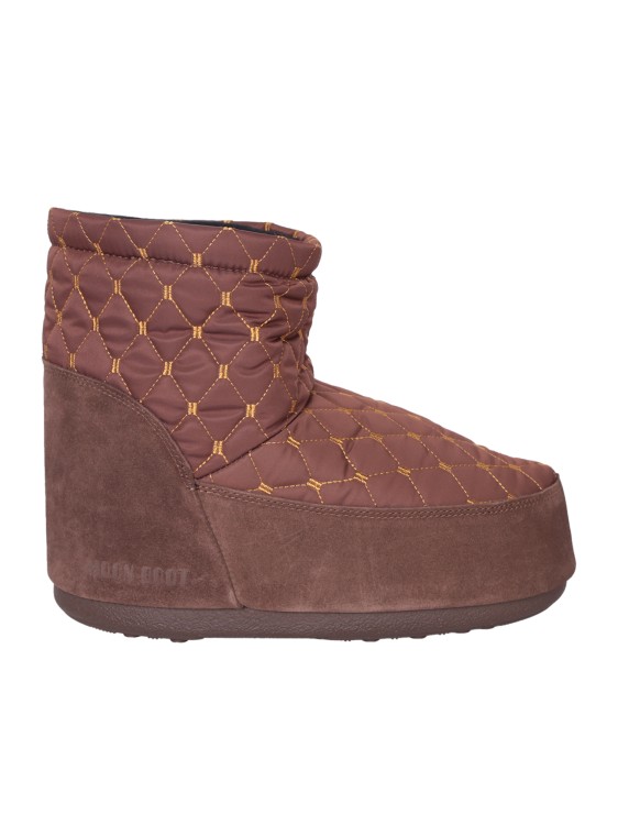 Moonboot Low-top Ankle Boot In Brown