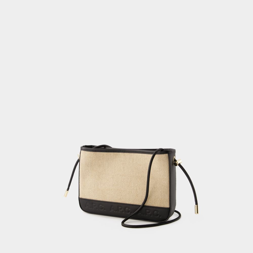 Apc Helene Shoulder Bag - A. P.c. - Canvas - Black In Black