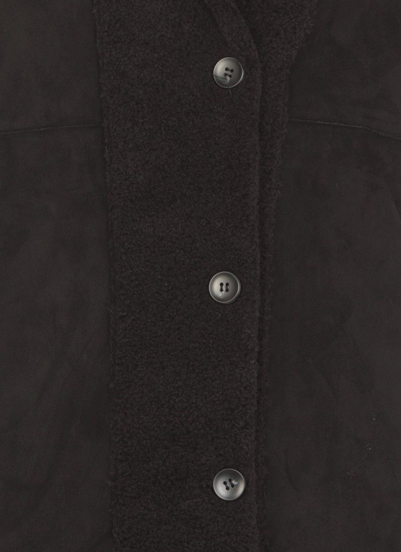 Valentini 1972 Eco Montone Coat In Black