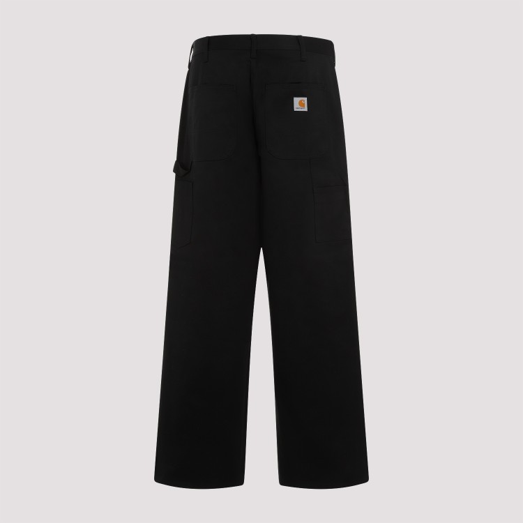 Shop Junya Watanabe Black Cotton Utility Pants
