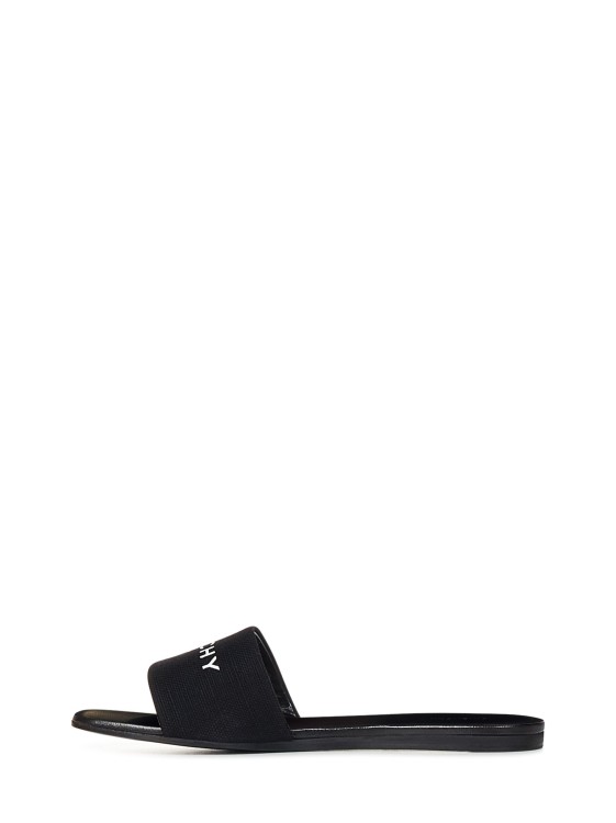 Shop Givenchy Flat Black Slides