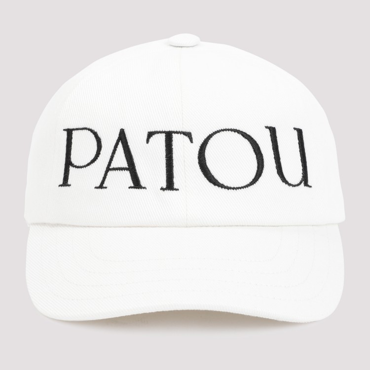 Shop Patou White Cotton Logo Cap