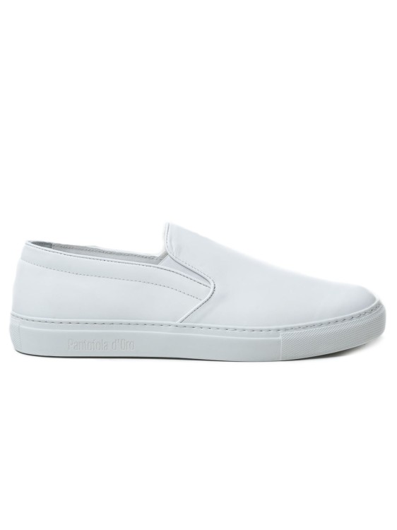 Pantofola D'oro Foro Italico Slip On White Leather Sneakers