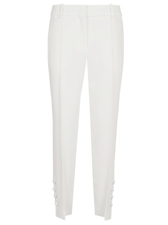 Shop Ermanno Scervino Cady Trousers In White