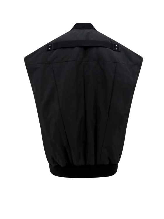Shop Rick Owens Padded Recycled Nylon Sleeveless Jacket In Black
